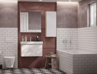 Шкаф Акватон Асти белый/ясень шимо 1A262903AX010